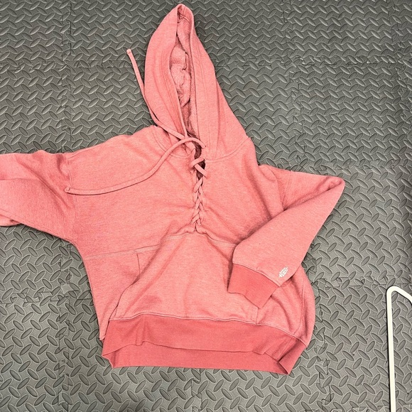Free People Movement Lace Up Hoodie Medium - Picture 2 of 6